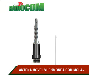 ANTENA MOVEL VHF 58 ONDA COM MOLA -