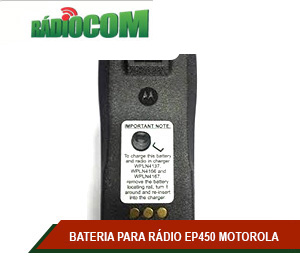 BATERIA PARA RÁDIO EP450 MOTOROLA