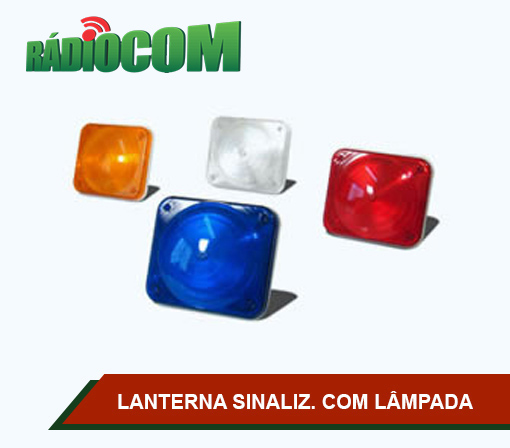 LANTERNA DE SINALIZAÇÃO COM LÂMPADAS