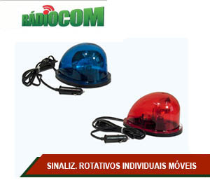 SINALIZADORES ROTATIVOS INDIVIDUAIS MÓVEIS