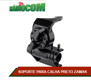 SUPORTE PARA CALHA PRETO ZAMAK